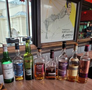 Scotch Whisky im Café Leopold Whisky