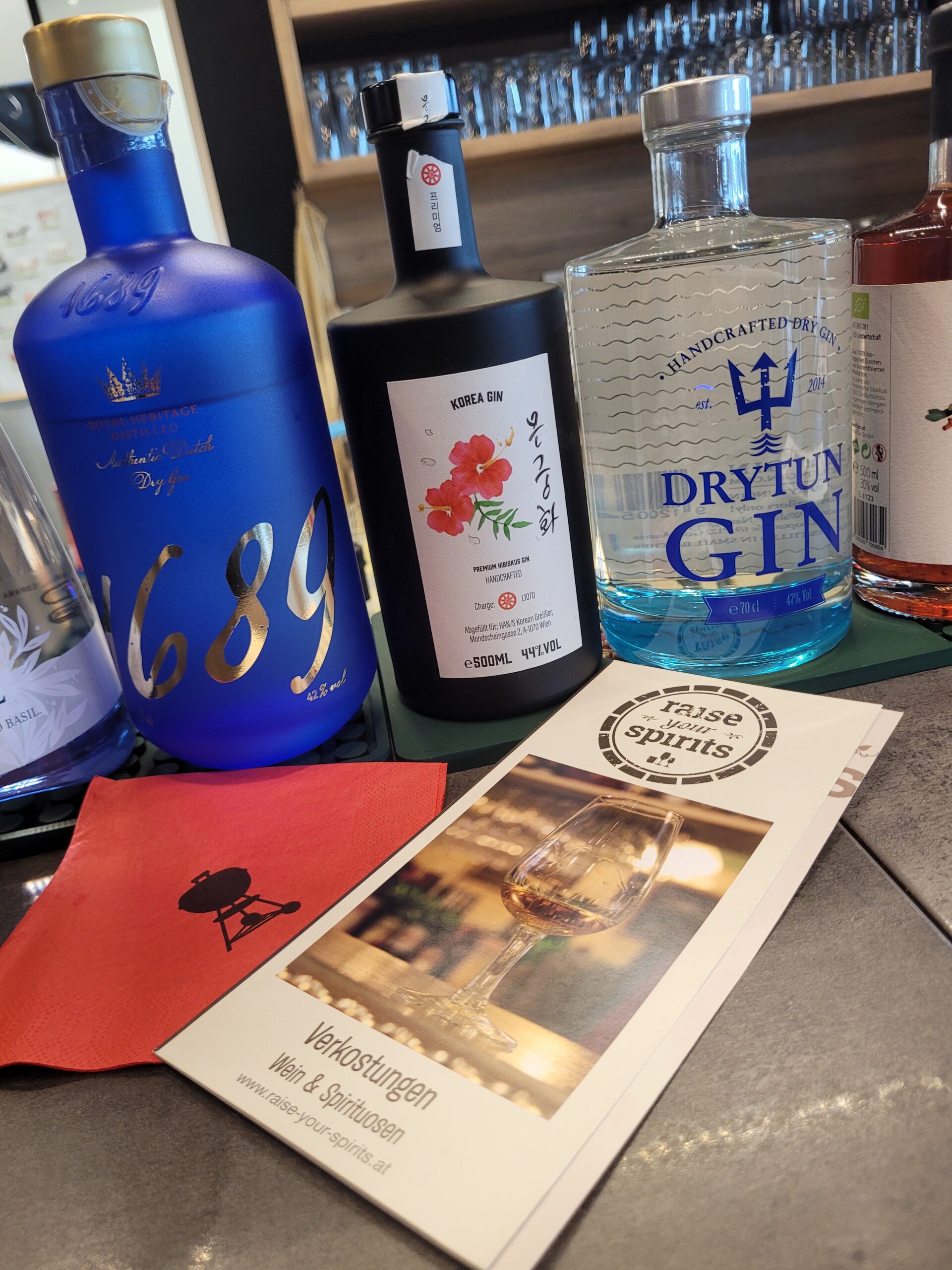 raise your spirits, Verkostung, Spirituosen, Gin, Gintasting, Tasting
