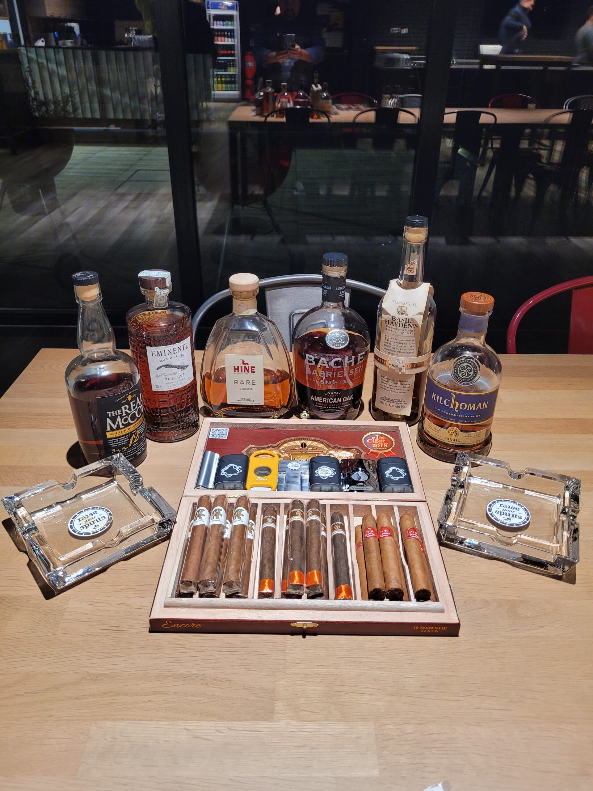 raise your spirits, Verkostung, Spirituosen, Tasting, Zigarre, Pairing