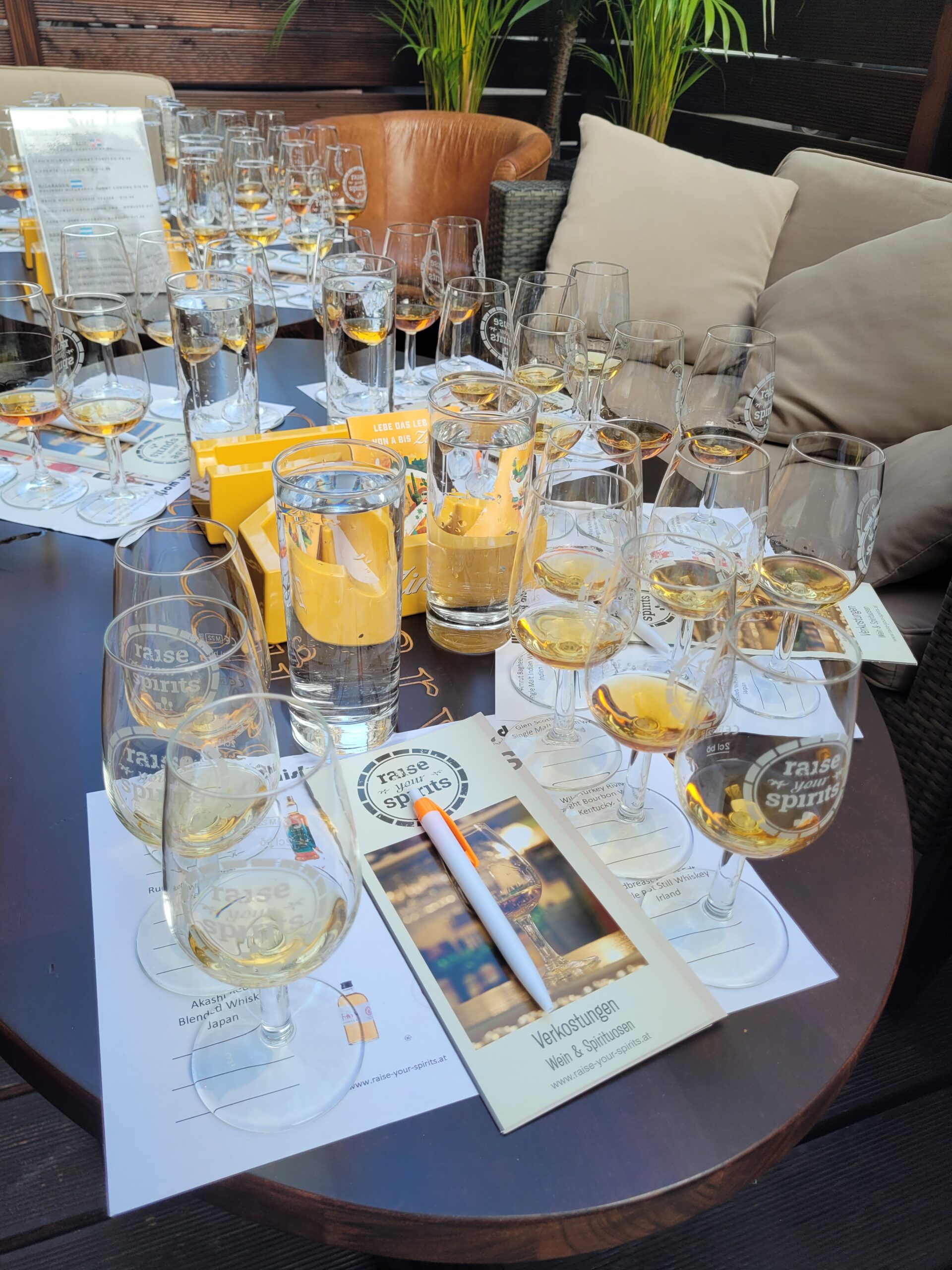 raise your spirits, Verkostung, Spirituosen, Tasting, Zigarre, Pairing